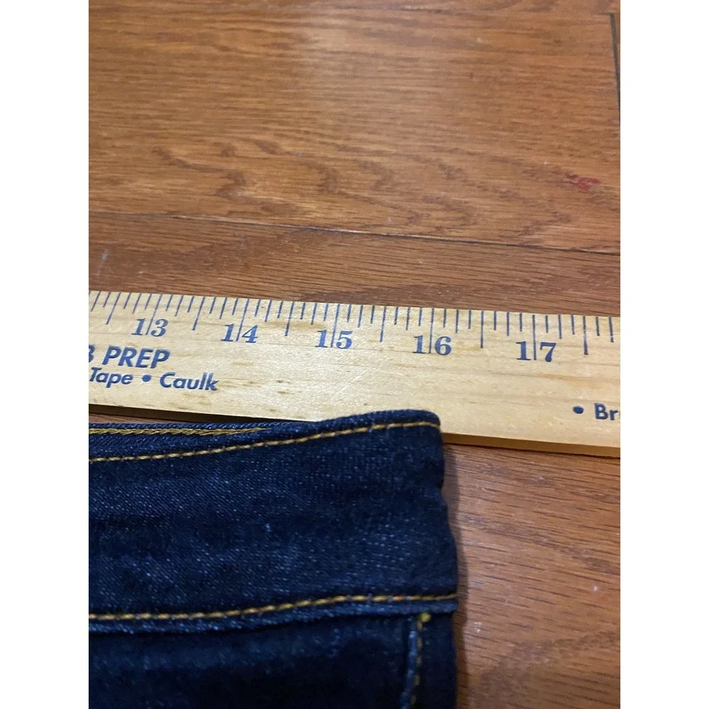 Nudie Jeans Skinny Lin Jeans Mens 32x34 Blue Skinny Lin Stretch Denim Zip